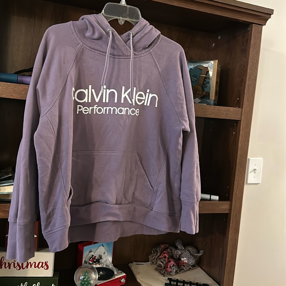 Calvin Klein purple hoodie
